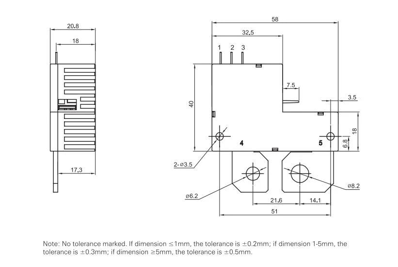 1-Pole 100A Electrical Bistable Relay (GRT 508HC)